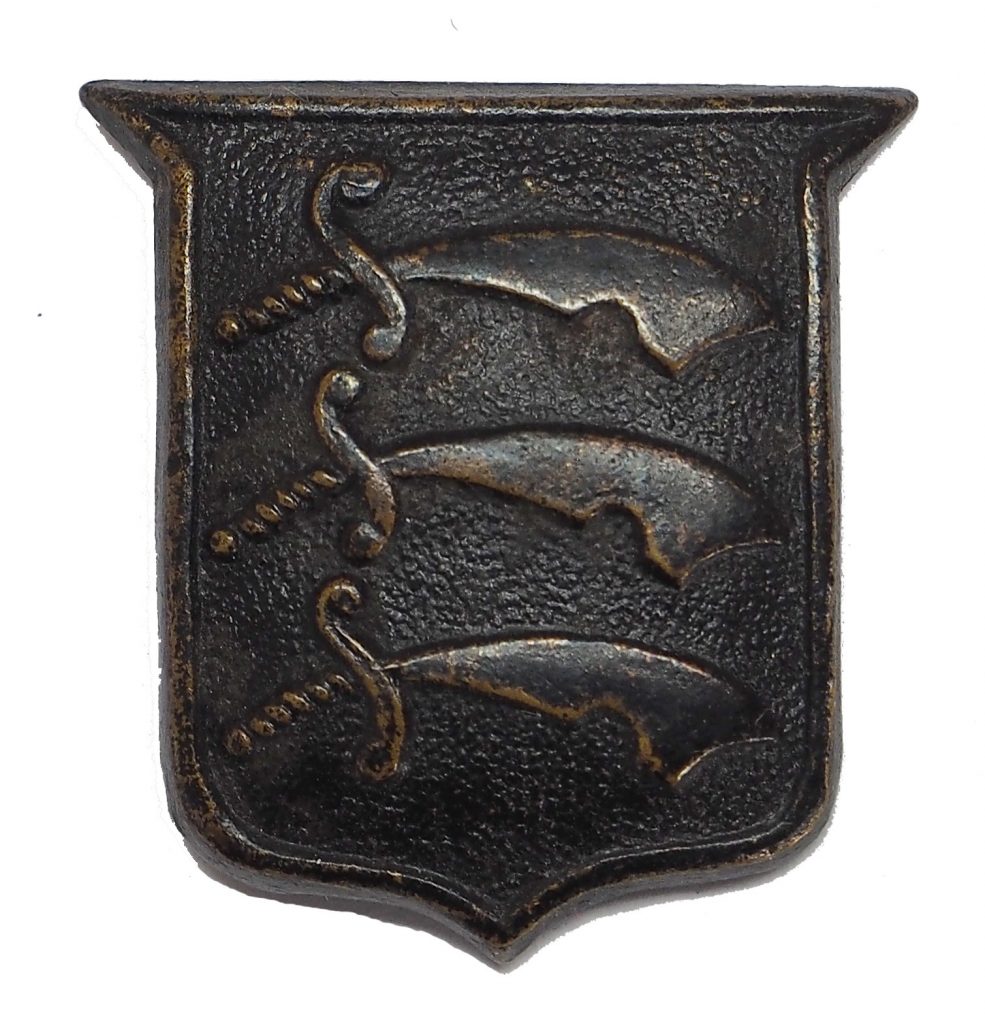 1st VB Essex Regiment field service cap badge