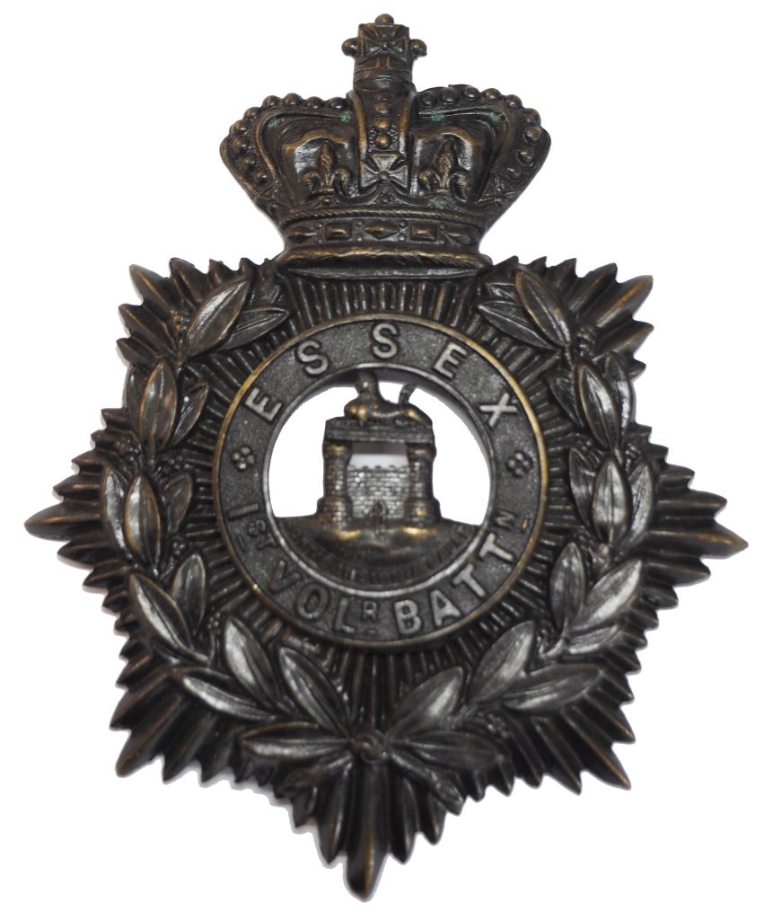 1st VB Essex Regiment second pattern helmet plate