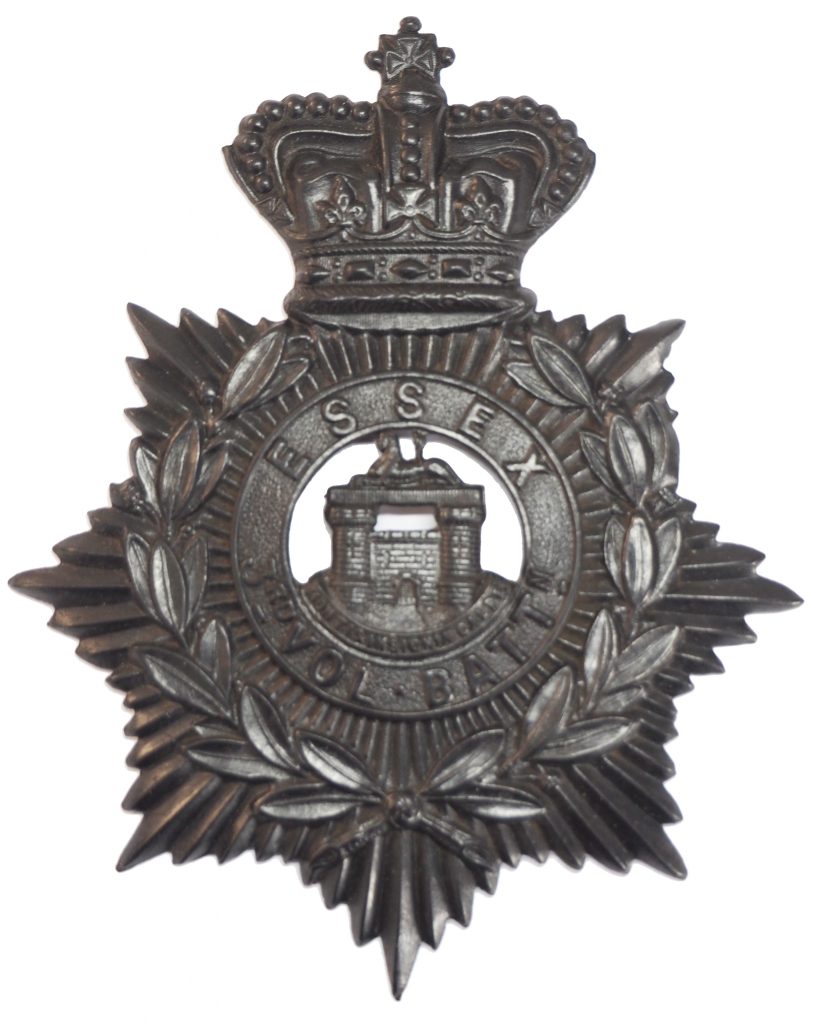3rd VB Essex Regiment Helmet Plate second pattern
