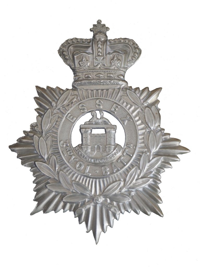 3rd VB Essex Regiment Helmet Plate third pattern