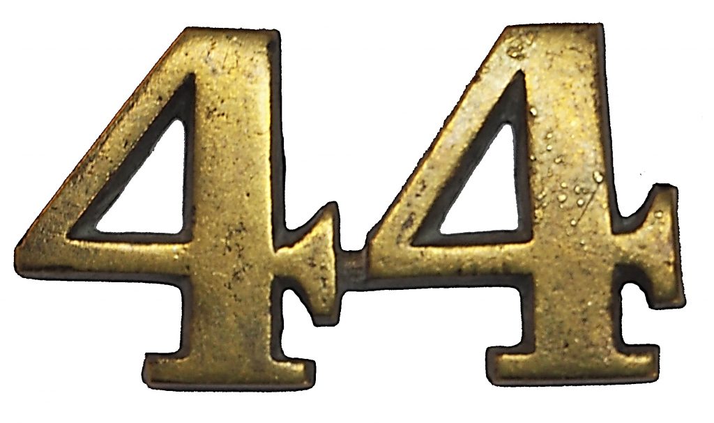 46th (East Essex) Regiment of Foot "pork pie" hat badge