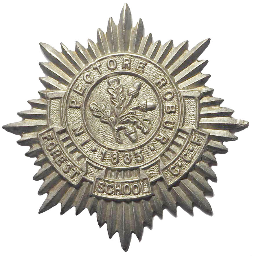 Forest School CCF cap badge KK2557