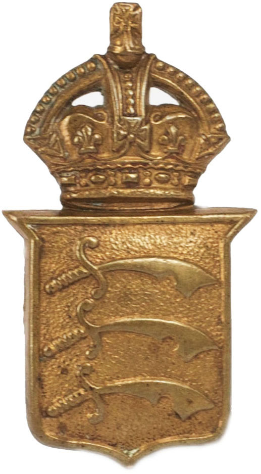 Essex Imperial Yeomany Other Rank cap badge KK1368 gilding metal