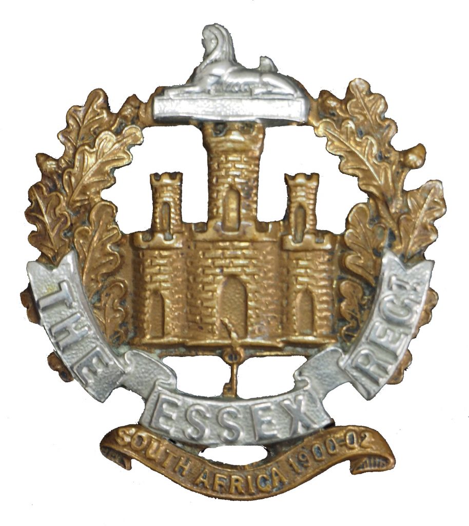 4-7th Bns (TF) Essex Regiment bimetal cap badge KK1738