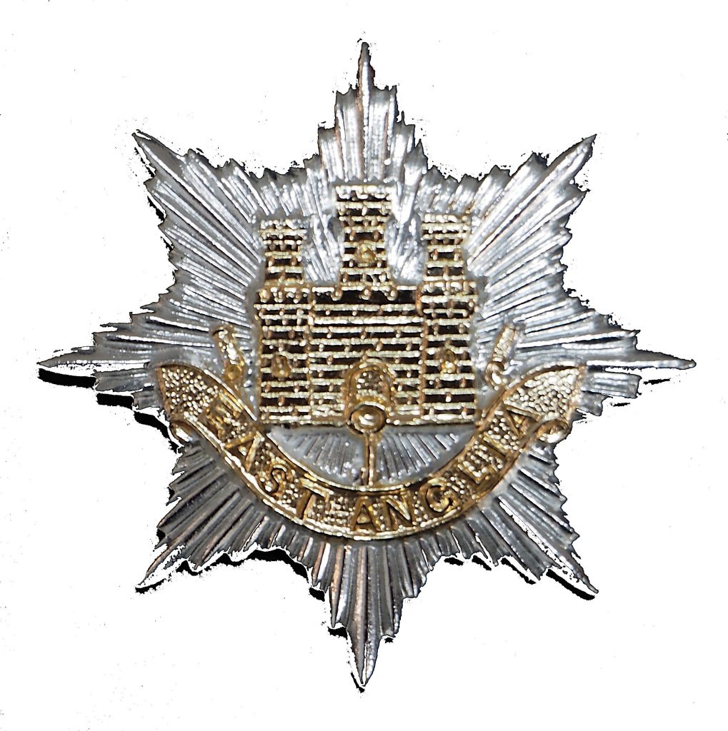 East Anglia Brigade cap badge KK2029