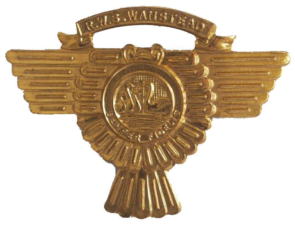 Royal Wanstead School CCF cap badge KK2661