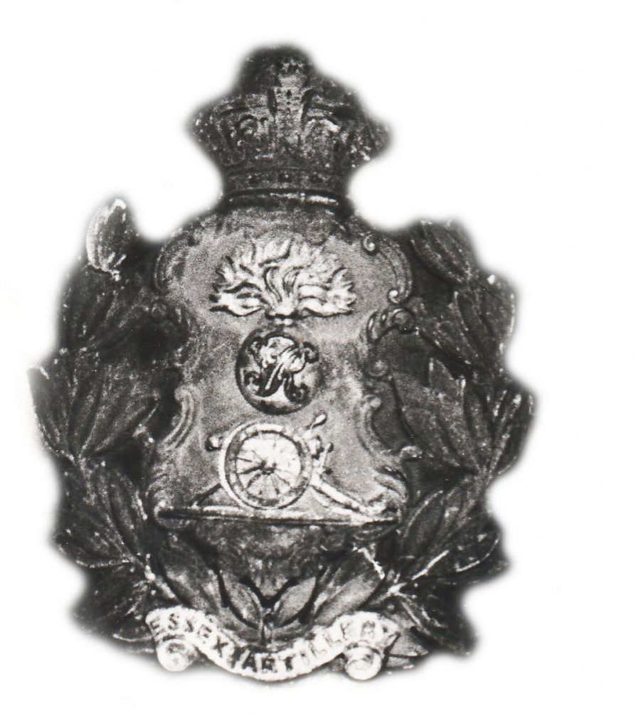 West Essex Yeomanry Cavalry Artillery Troop helmet plate
