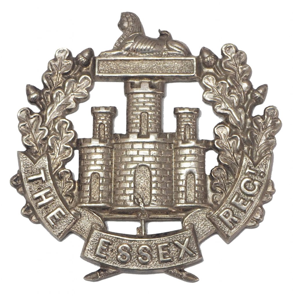 8th (Cyclist) Bn Essex Regiment officer cap badge silver KK1739