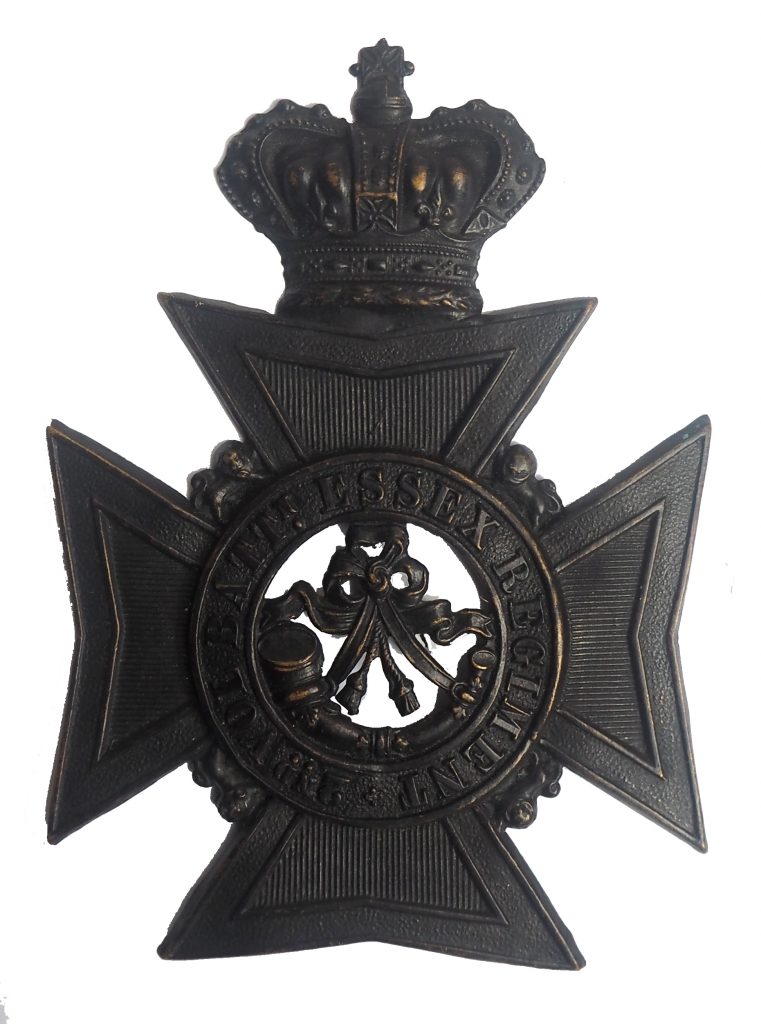 2nd VB Essex Regiment helmet plate other rank