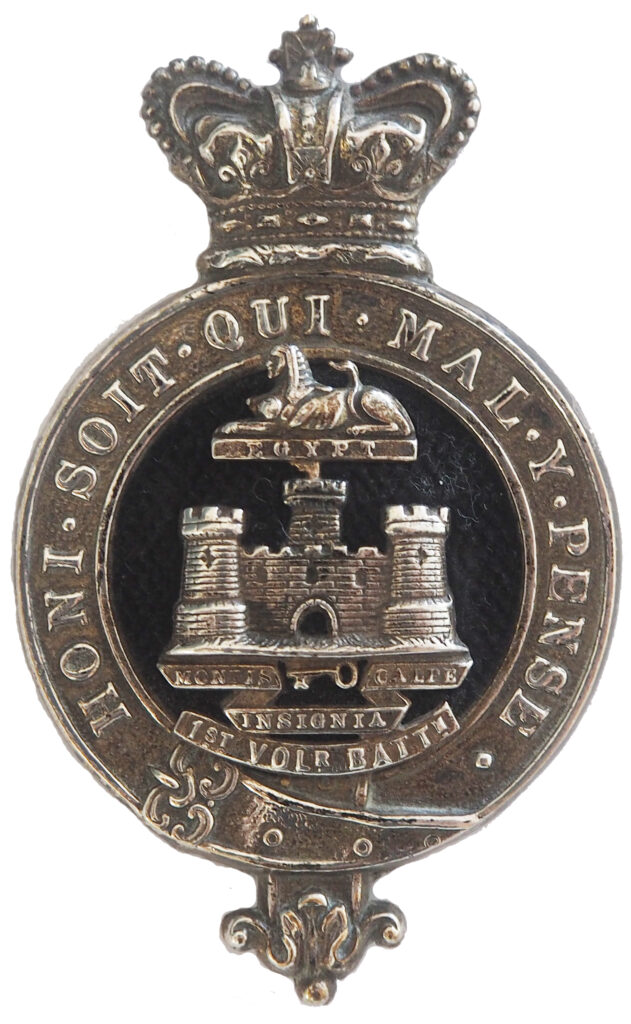 1st VB Essex Regiment officer glengarry